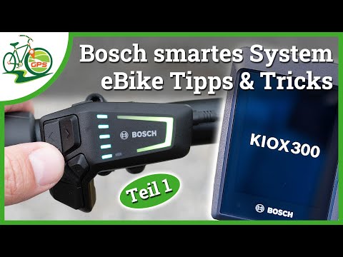 Bosch eBike 🚴 Smart System 💡 Tipps &amp; Tricks Tracking starten/stoppen, KIOX 300 &amp; Co